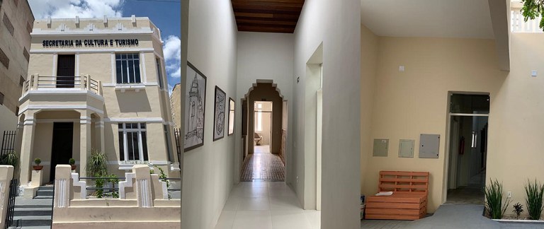 O palacete, também conhecido como "Casarão Chagas Barreto", foi projetado na década de 1930. (Fotos: Ana Caroline Nogueira/Iphan-CE)