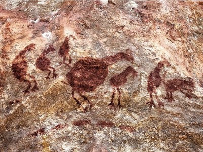 Sítio arqueológico GO-CP-33, em Palestina de Goiás (GO) Foto: Danilo Curado/ Iphan