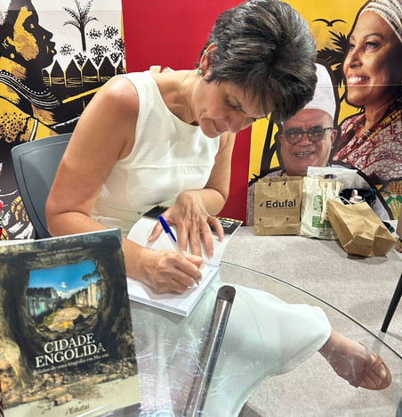 Gardênia Nascimento, autora de “Cidade Engolida: relatos de uma tragédia”. (Foto: Iphan-AL)