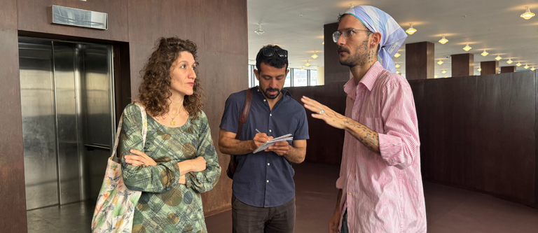 Equipe do Le Monde visitou o edifício em julho. (Foto: Ana Carla Pereira/Iphan)