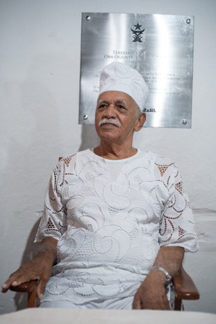 Babalorixá Manoel Papai. (Foto: Kayo Na Real)