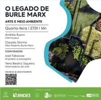 Webinário discute o legado de Burle Marx