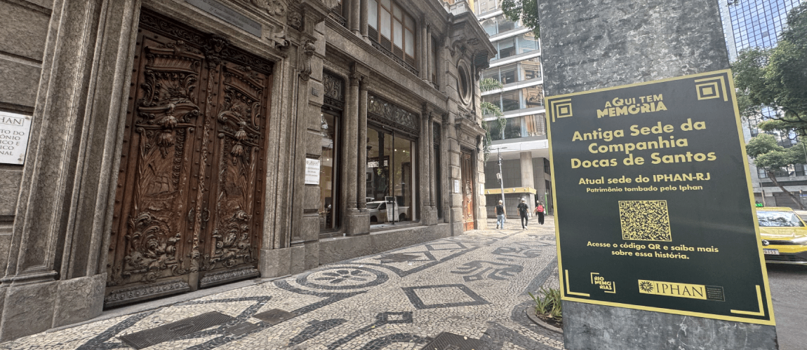Sede do Iphan no RJ ganha placa interativa com a história do edifício