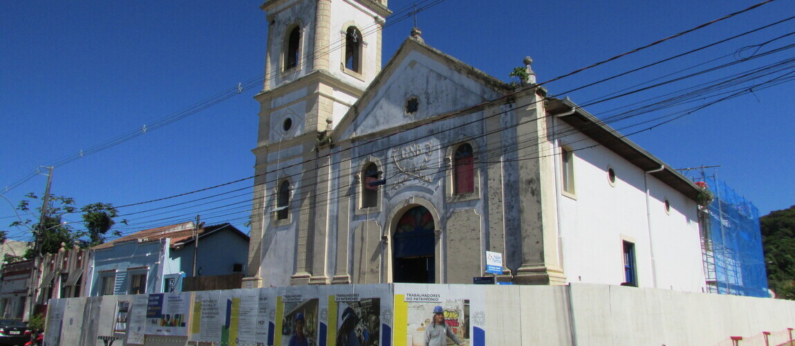 Iphan fiscaliza obras de restauração na Igreja São Benedito (PR)