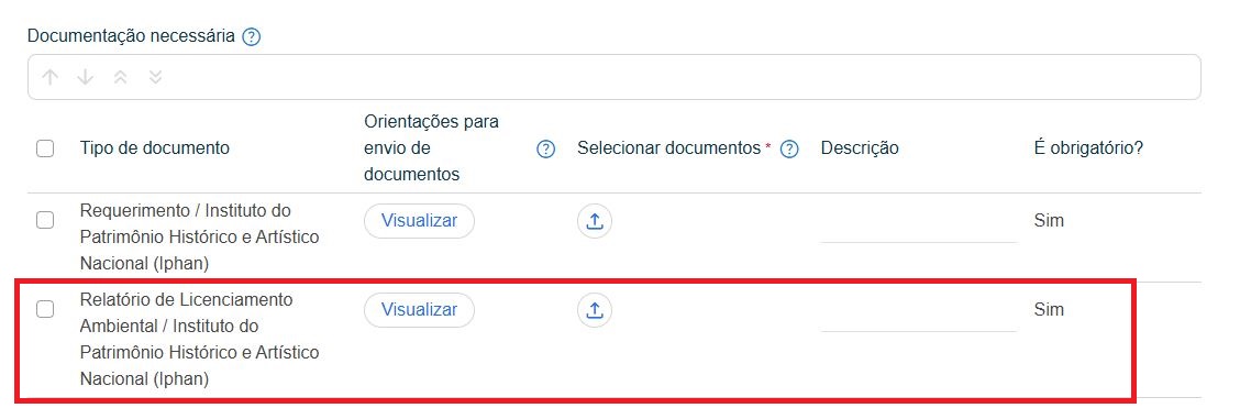 Onde selecionar a opção Relatório