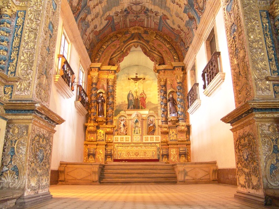 Altar da Igreja Nossa Senhora dos Anjos. Foto: Acervo Iphan.