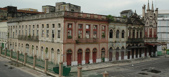 Casarões Entorno Porto Manaus. Foto: Acervo Iphan