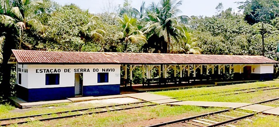 Estação Ferroviária Vila Serra do Navio (AP). Foto: Acervo Iphan
