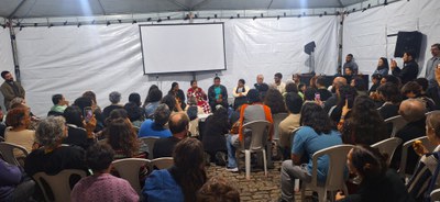 Debate sobre o filme. Foto: Juliana Santana