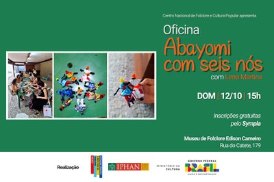 Divulgação Oficina Abayomi com Seis Nós