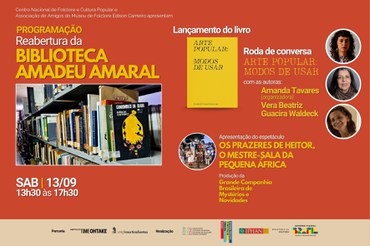 Divulgação Reabertura Biblioteca Amadeu Amaral