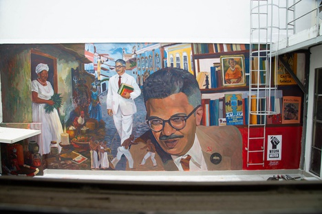 Mural do Projeto NegroMuro em homenagem a Edison Carneiro. Foto: Francisco Moreira da Costa
