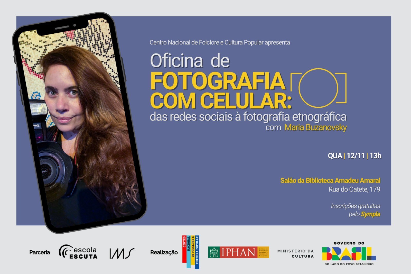 Oficina Fotografia com Celular