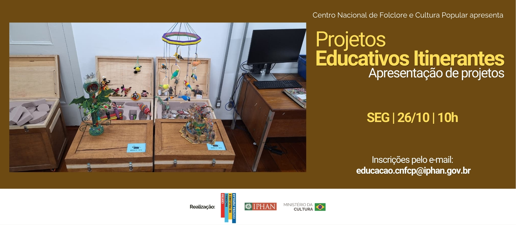 Divulgação projetos itinerantes