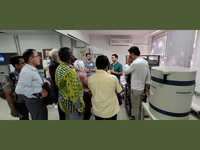 Participantes de cursos apoiados pela União Europeia visitam IRD