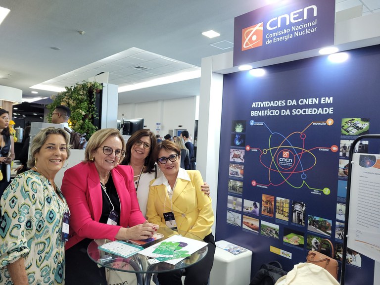 Estande CNEN no Nuclear Trade and Technology, de 3 a 5 de maio, no Rio de Janeiro