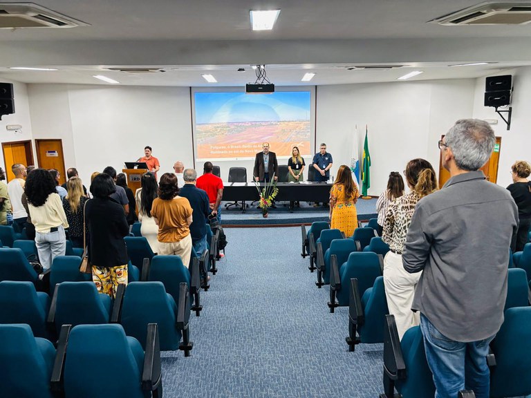 Cerimônia de encerramento especialização Proteção Radiológica e Segurança de Fontes Radioativas