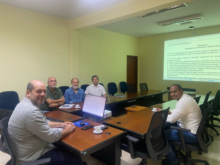 Reunião no IRD com área de segurança do trabalho da Gol