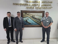 Visita à Marinha fortalece articulação institucional da ANSN em temas estratégicos para o país