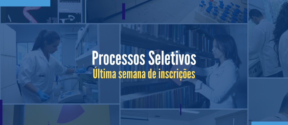 Última semana inscrições