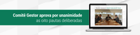 Comitê Gestor aprova por unanimidade as oito pautas deliberadas