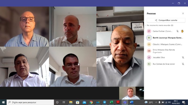 VIDEOCONFERÊNCIA CONSAD CDRJ 14/03/2022 09hs