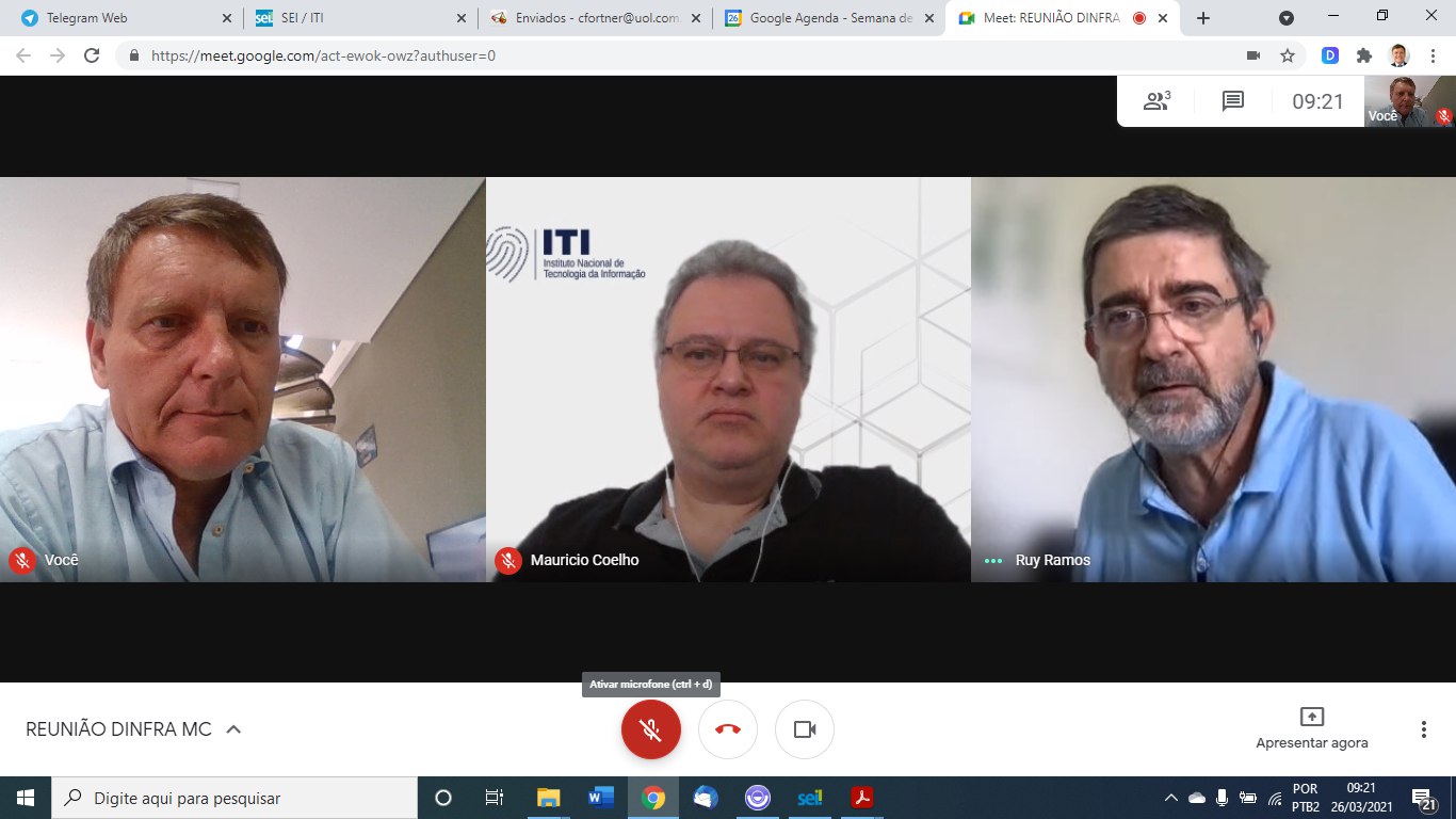 VIDEOCONFERÊNCIA ITI. MC+ RR 26/03/2021 08:00hs