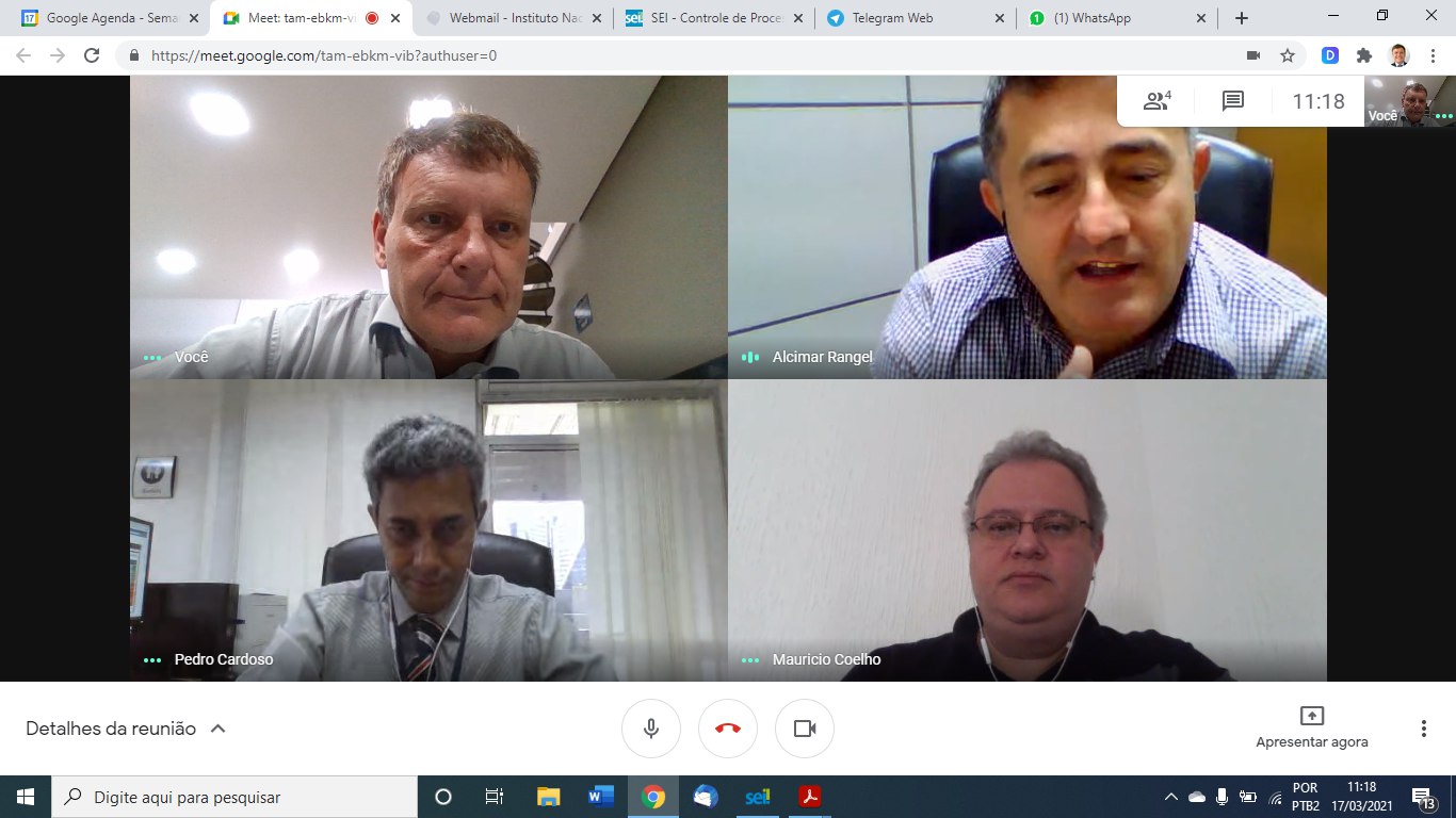 VIDEOCONFERÊNCIA  COMITÊ DE GOVERNANÇA, RISCOS, CONTROLES E GOVERNANÇA DIGITAL - ITI- 17/03/2021 11:00hs