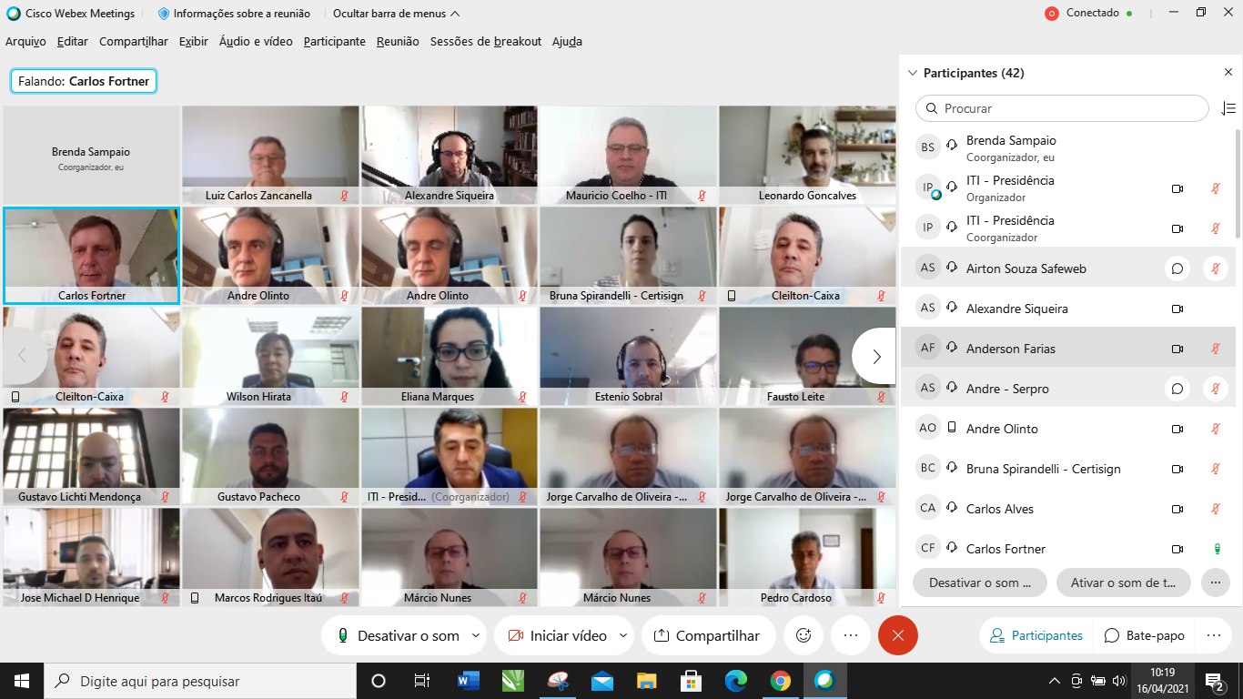 SOBRE O FORMATO DE CERTIFICADOS DIGITAIS PARA SEGURANÇA DO OPEN BANKING 16/04/2021 09:30hs