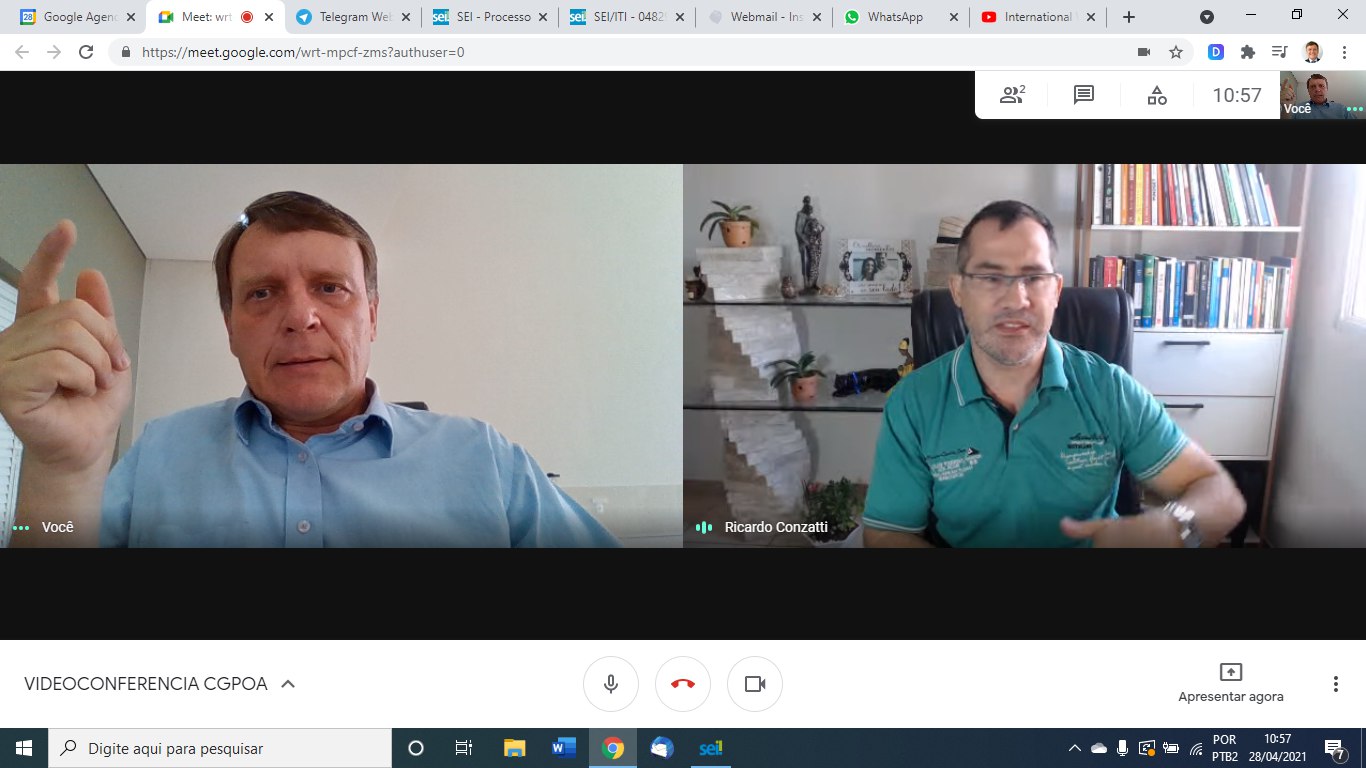 VIDEOCONFERÊNCIA CGPOA 28/04/2021 10:30hs