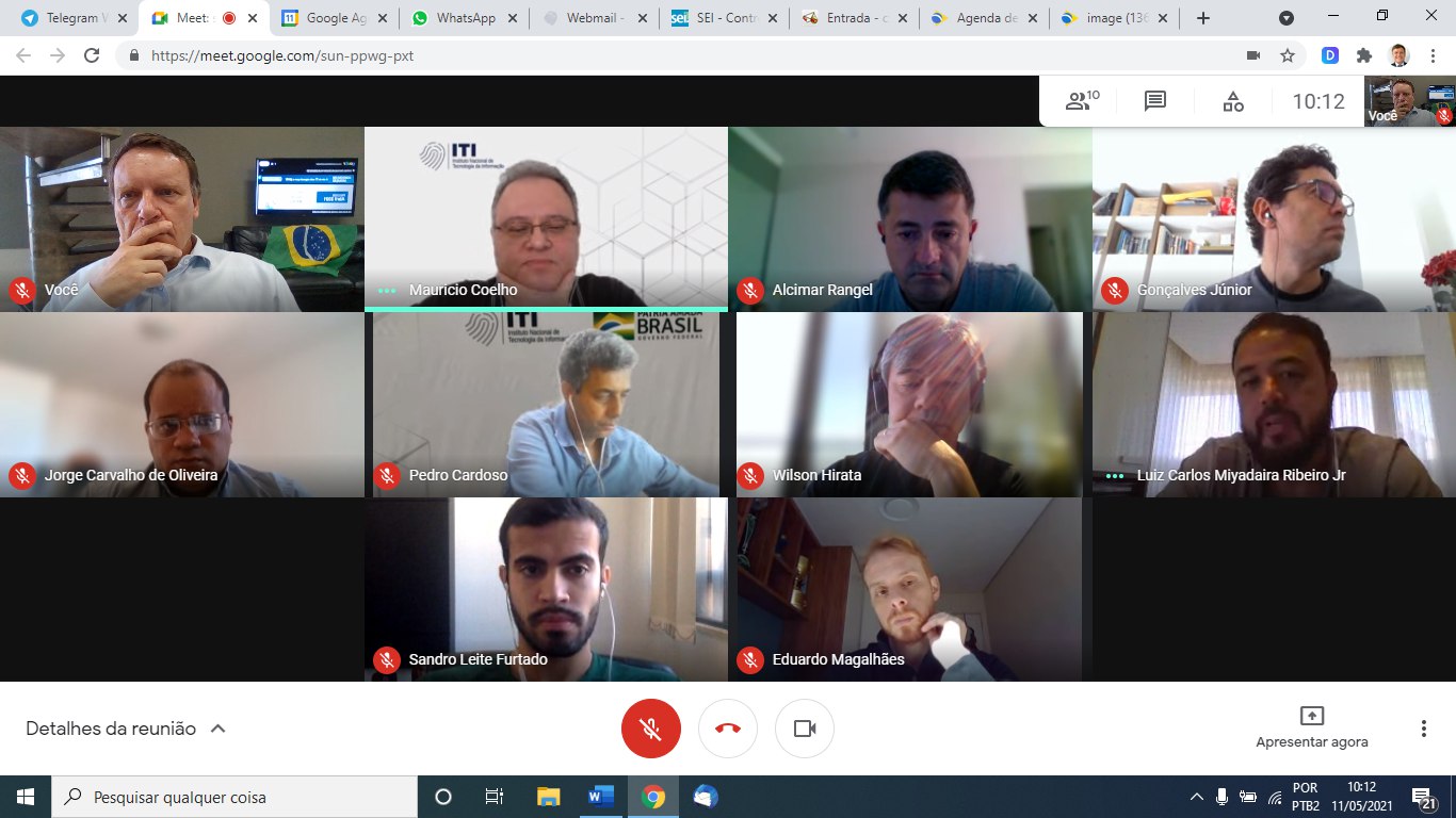 3ª VIDEOCONFERÂNCIA DO GTT AR-e SEME/SGD 11/05/2021 10:00hs