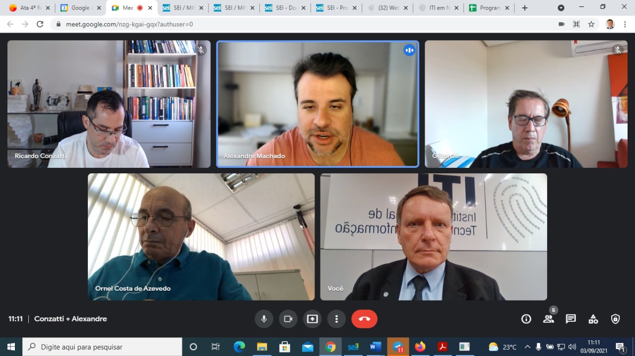 DESPACHOS INTERNOS CGPOA/COLIC/FPESP/DINFRA/ITI 03/09/2021 11:00hs