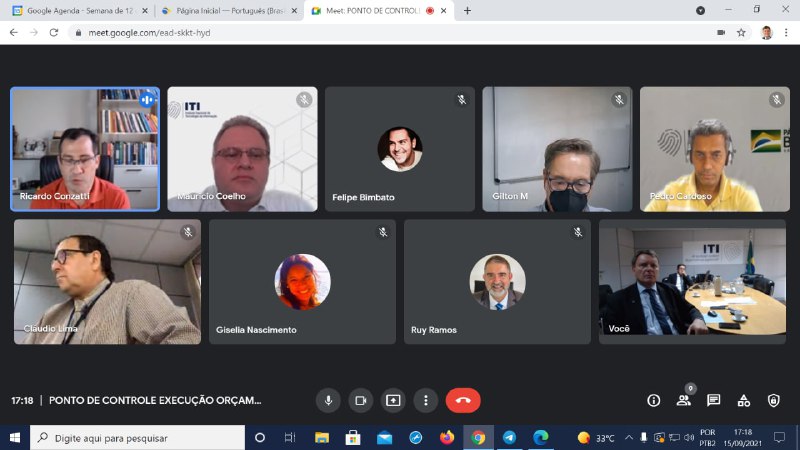 PONTO DE CONTROLE EXECUÇÃO ORÇAMENTÁRIA 15/09/2021 16:00hs