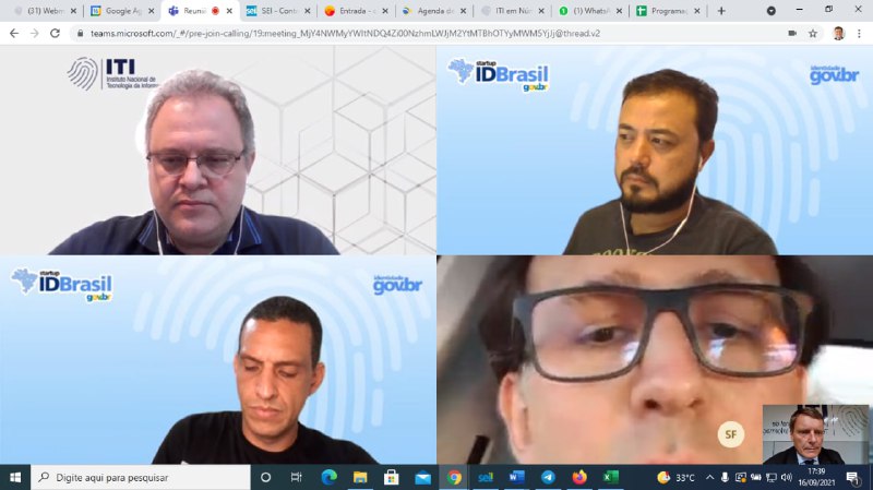 VIDEOCONFERÊNCIA SGD LF DINFRA ASESP ASSINADOR 16/09/2021 17:30hs