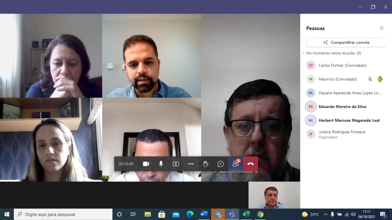VIDEOCONFERÊNCIA COAUD CDRJ 06/10/2021 10:00hs