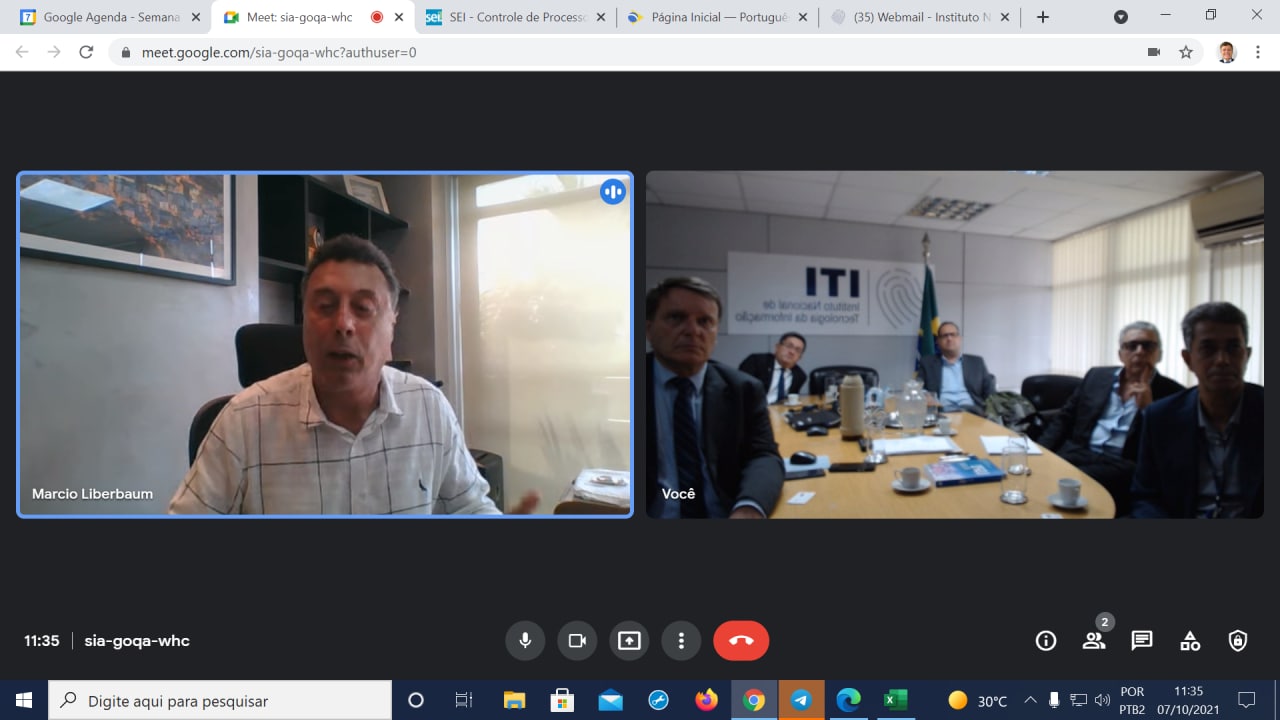 AUDIÊNCIA INSTITUTO DE TECNOLOGIAS PARA O TRÂNSITO SEGURO. 07/10/2021 11hs.