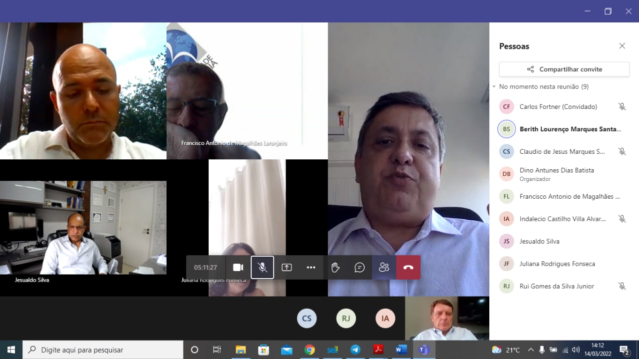 VIDEOCONFERÊNCIA CONSAD CDRJ 14/03/2022 09:00hs