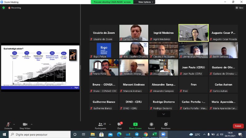 VIDEOCONFERENCIA  COAUD CDRJ 10:30h 04-11-2021