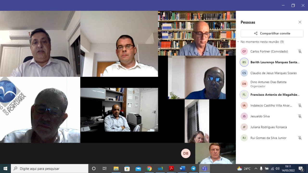 REUNIÃO CONSAD CDRJ 14/03/2022 14hs.