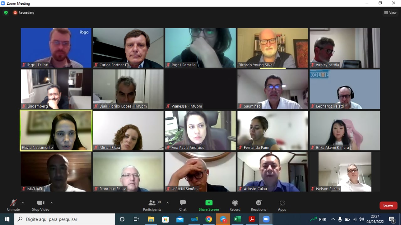 CURSO PARA CONSELHEIRO DE ADMINISTRAÇÃO - MINISTÉRIO DAS COMUNICAÇÕES E MINISTÉRIO DA ECONOMIA 05/05/2022 19hs