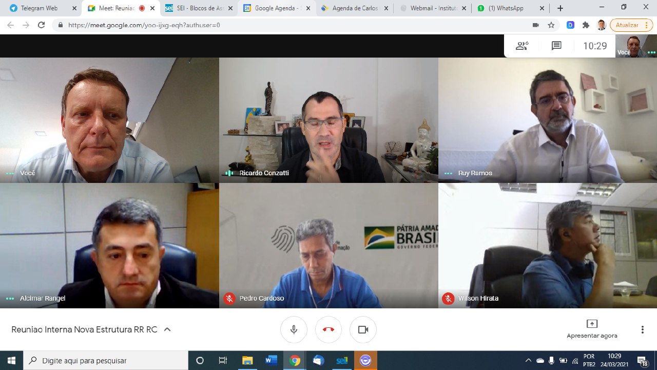 VIDEOCONFERÊNCIA ITI- NOVA ESTRUTURA RR RC 24/03/2021 10:00hs
