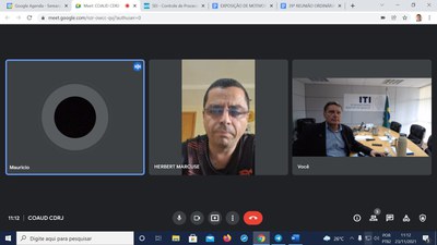 VIDEOCONFERÊNCIA COAUD CDRJ 23/11/21 11hs