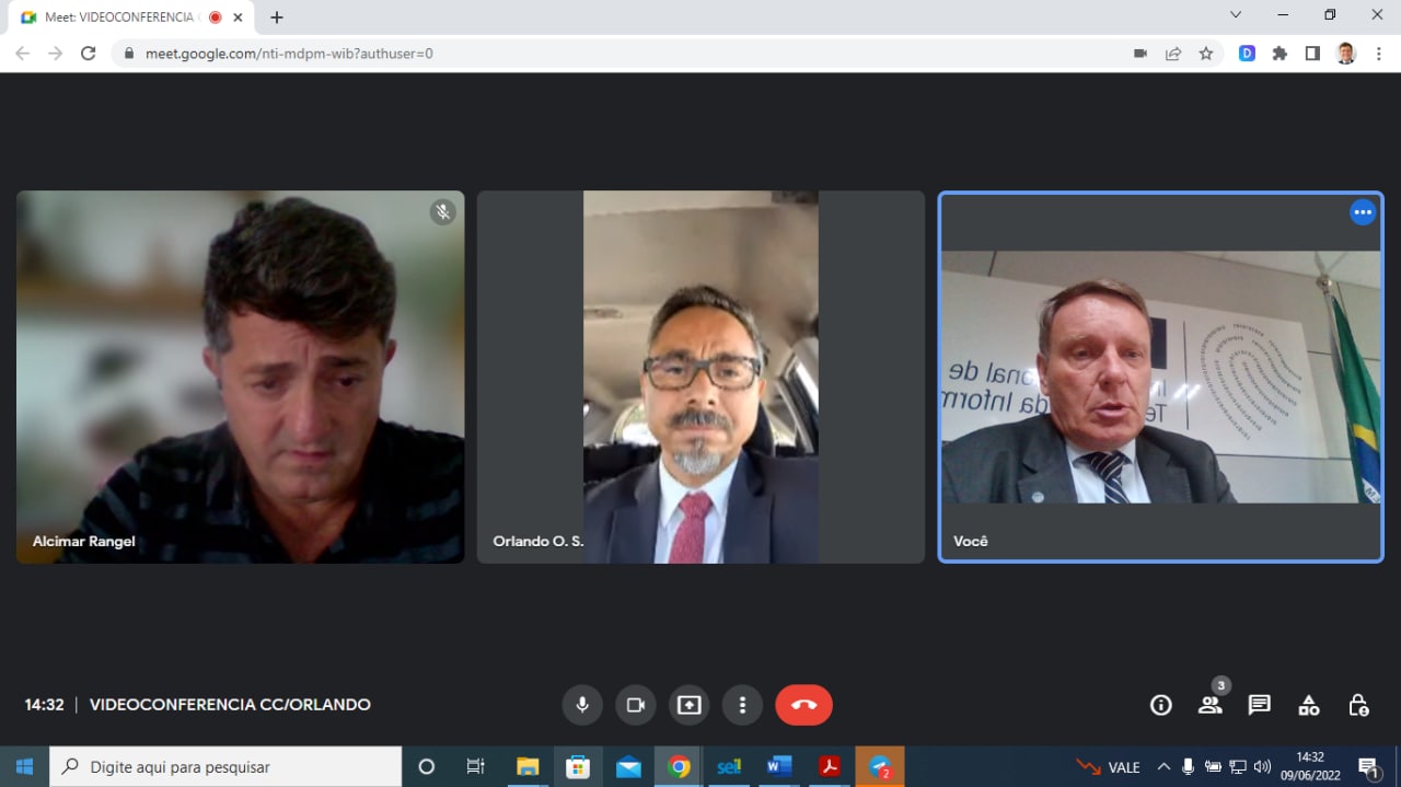 VIDEOCONFERENCIA CASA CIVIL DR ORLANDO.