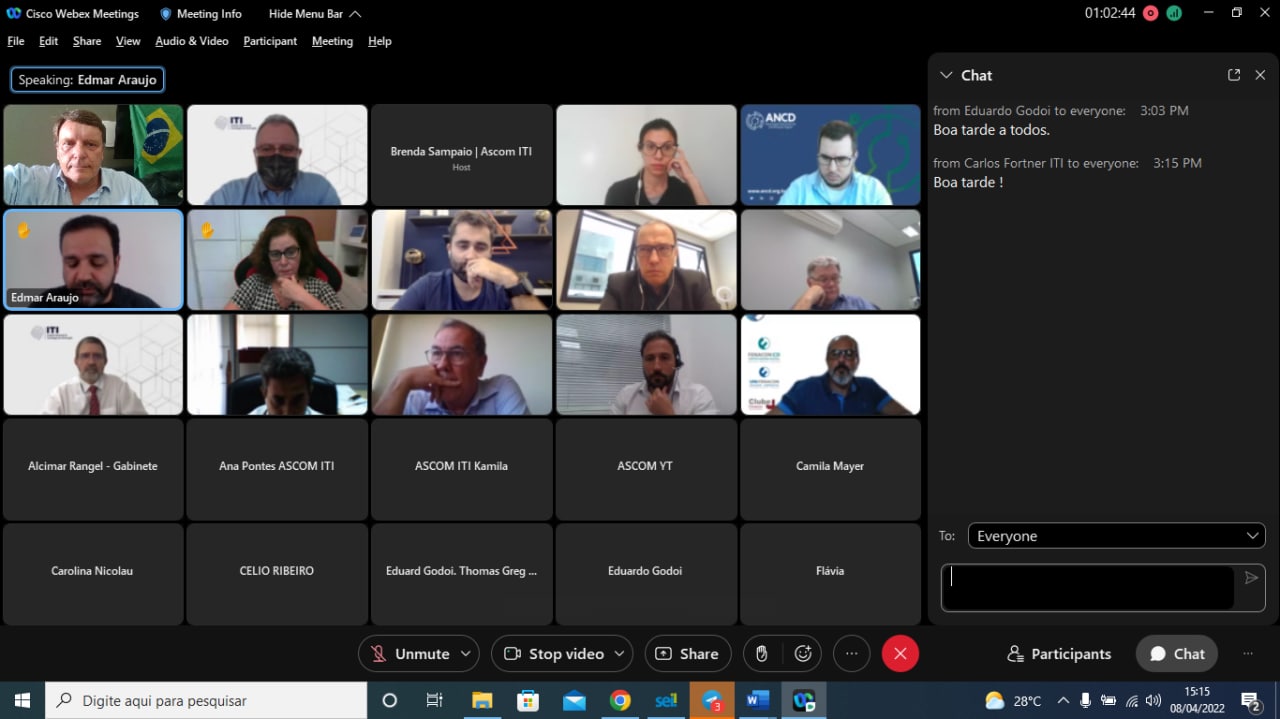 VIDEOCONFERÊNCIA MERCADO CERTFORUM 22 08/04/2022 15hs.