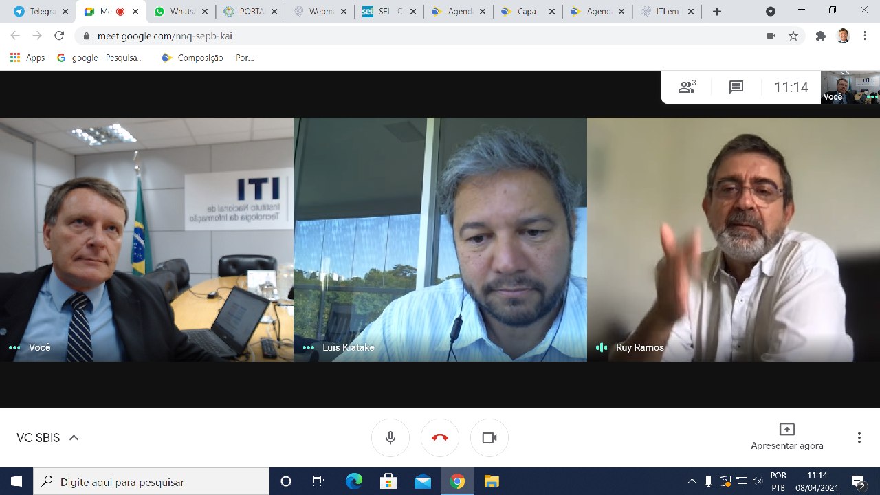 VIDEOCONFERÊNCIA SBIS 08-04-2021 11:00hs.