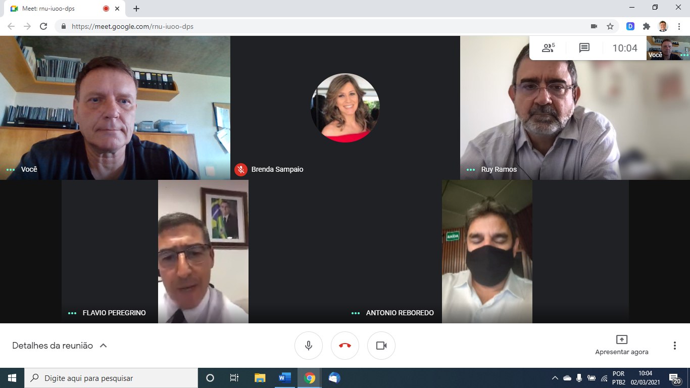 VIDEOCONFERÊNCIA  DE ALINHAMENTO INMETRO ASCOM ASESP 02/03/2021 09h