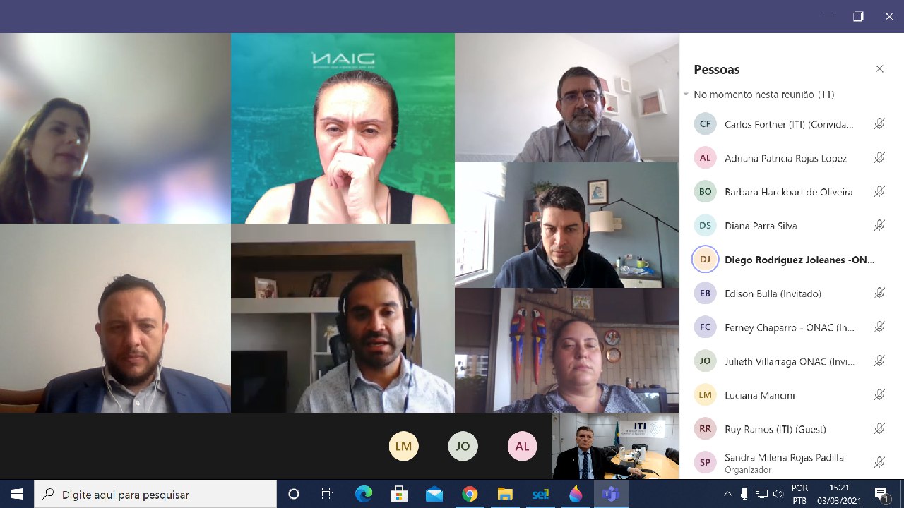 VIDEOCONFERÊNCIA COLÔMBIA+RR 03/03/2021 15h.