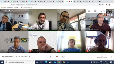 REUNIÃO INTERNA- DADOS ABERTOS. 08/04/2021 14:30hs.