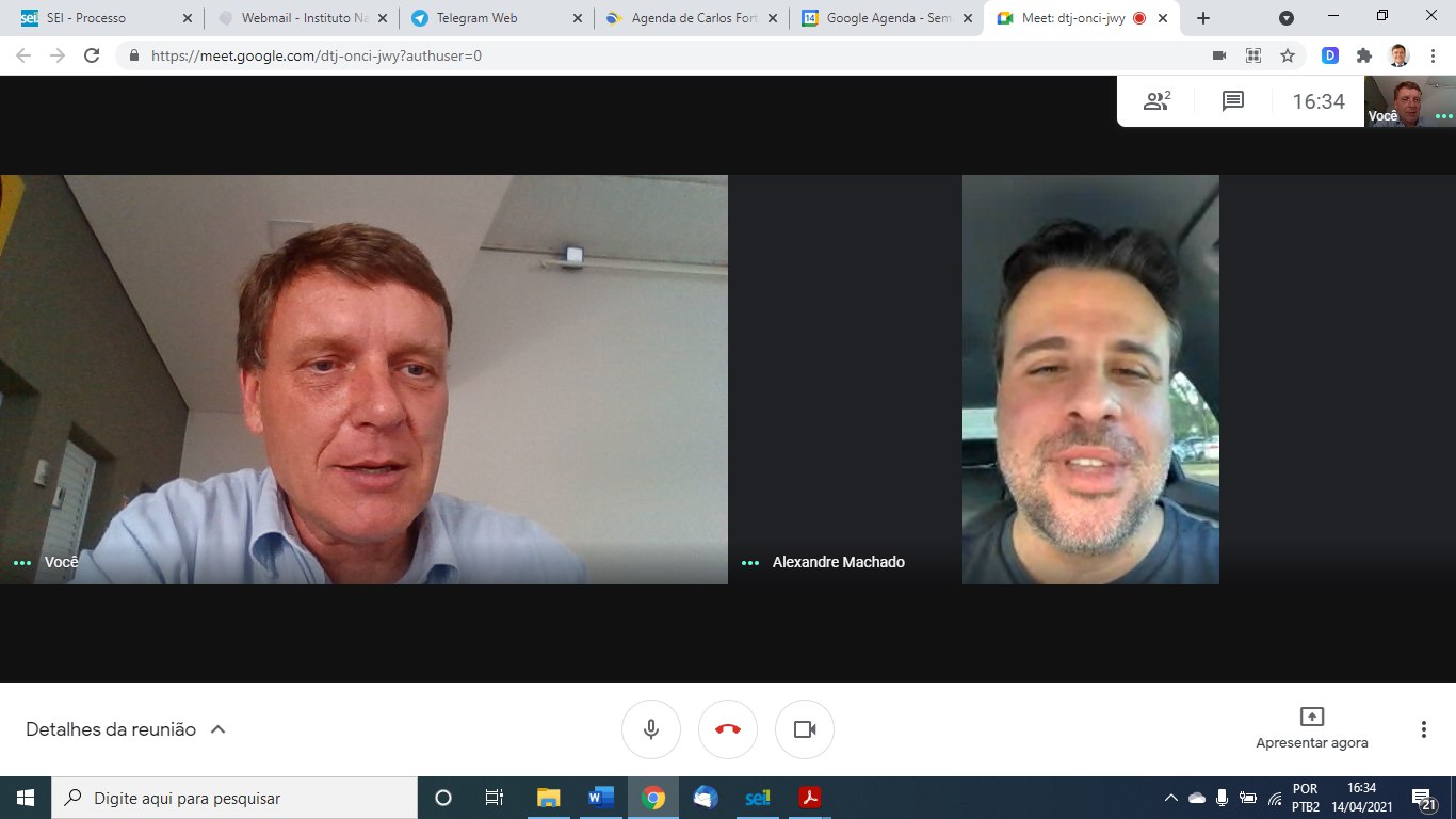 VIDEOCONFERÊNCIA  ITI-PFE  14/04/2021 16:30hs.