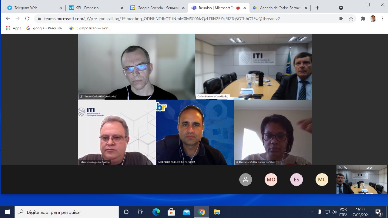 VIDEOCONFERENCIA SGD: Cadeia da ICP-Brasil no Safari/Apple 17-05-2021 16:00hs.